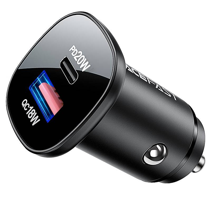 Fast Charge Car Charger B2 72W (2xUSB-C) I ACEFAST - High End Accessories